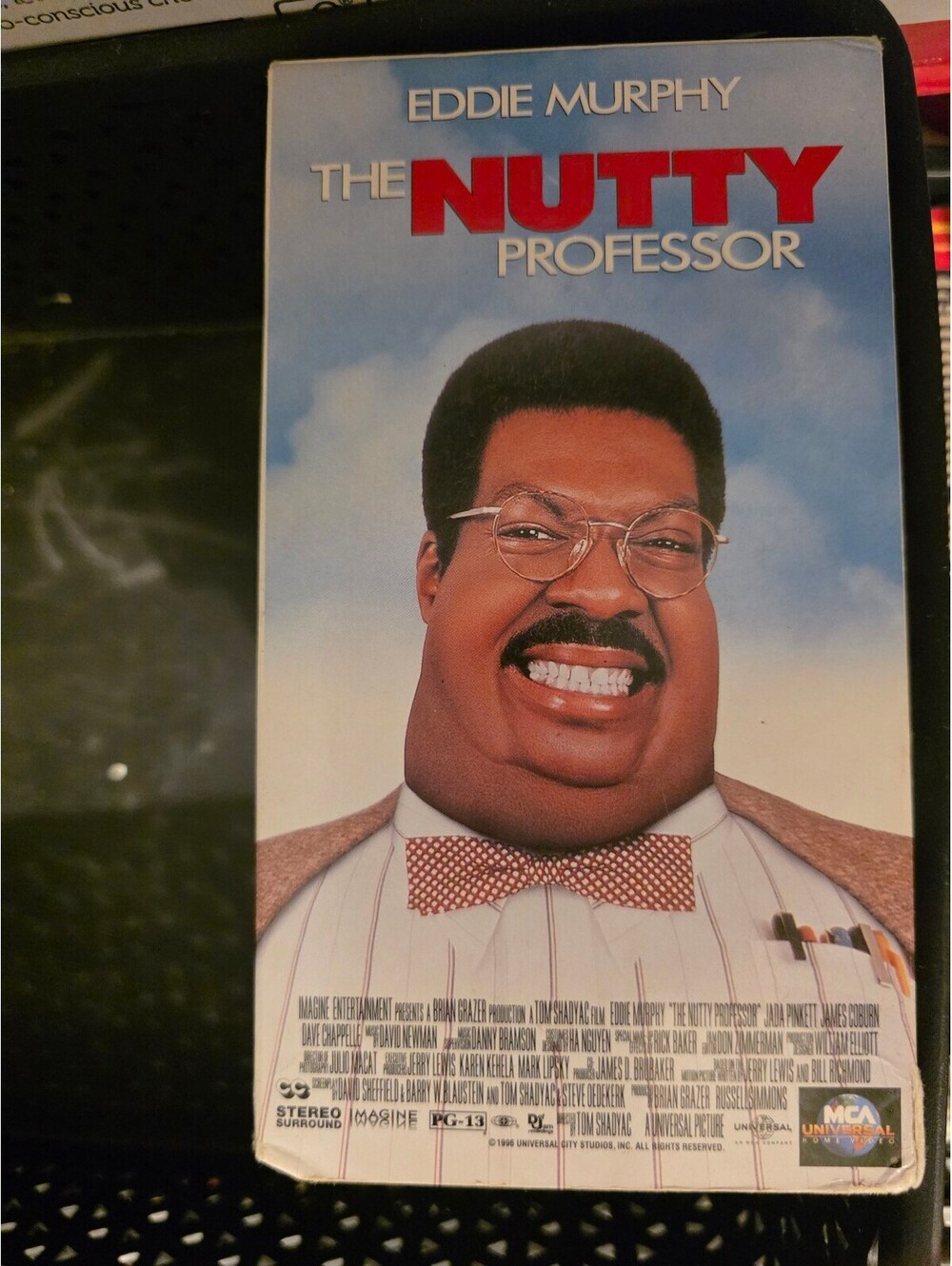 The Nutty Professor VHS Tape Eddie Murphy Comedy Movie